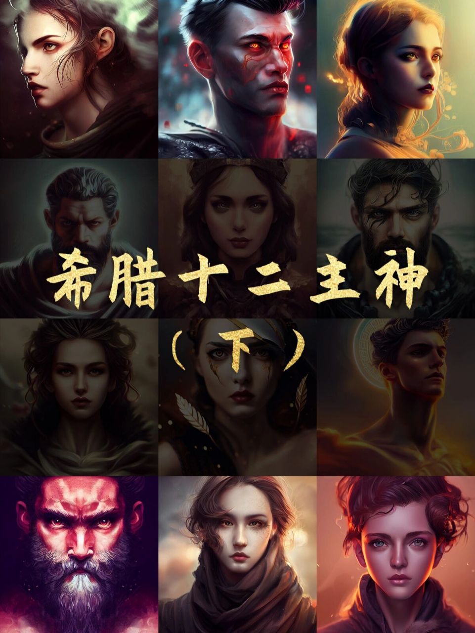 希腊十二主神(下) * 阿尔忒弥斯:狩猎女神,被称为"野兽的女主人与荒野