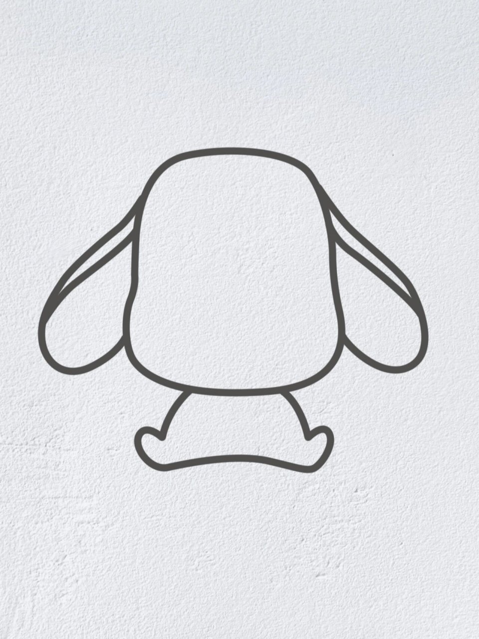 动物简笔画之可爱的小毛驴