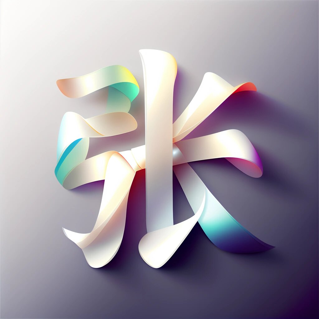 字体设计·张·姓氏头像