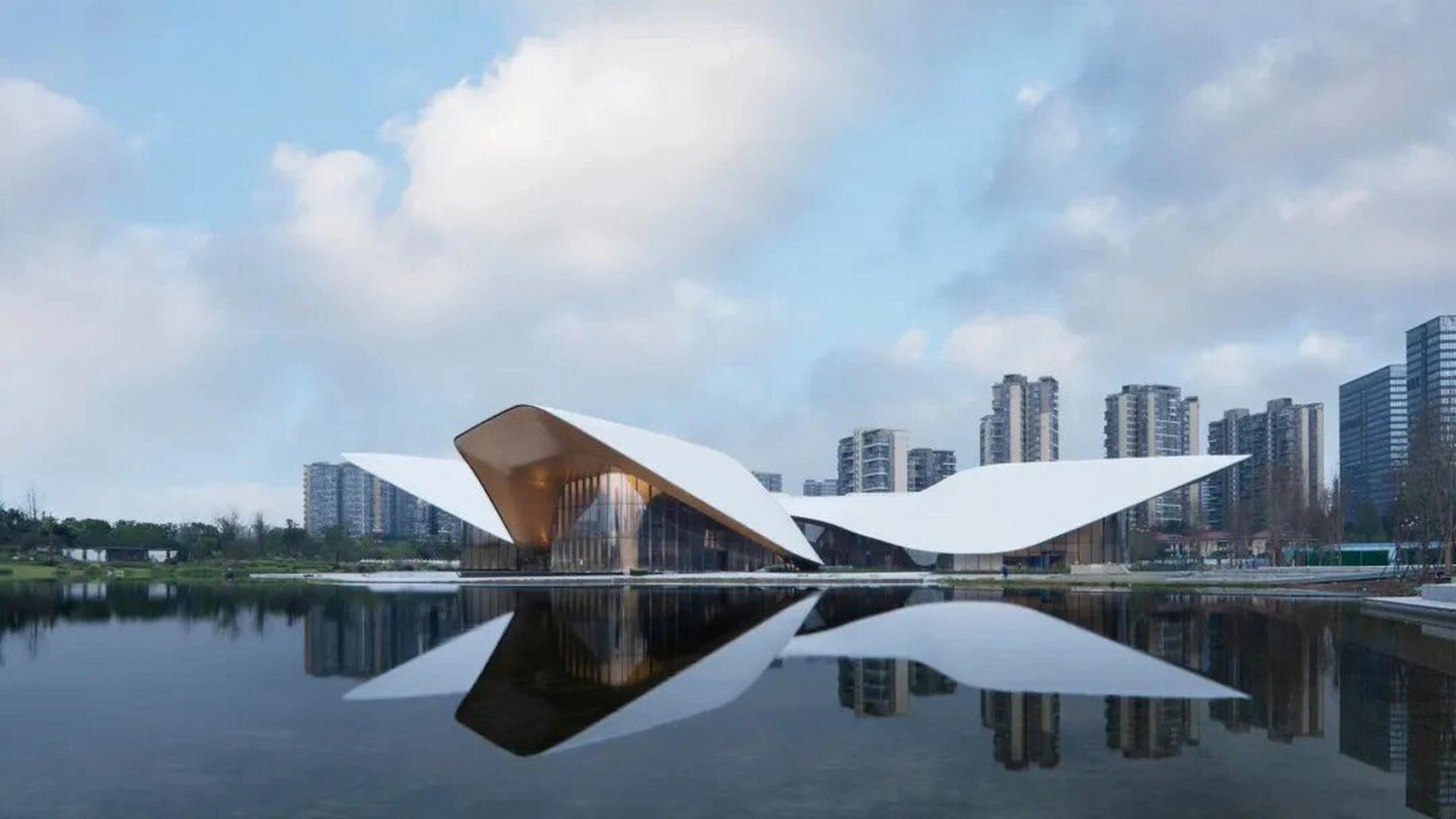 网红公园之成都天府艺术公园 成都这些年的发展可以说是日新月异,在