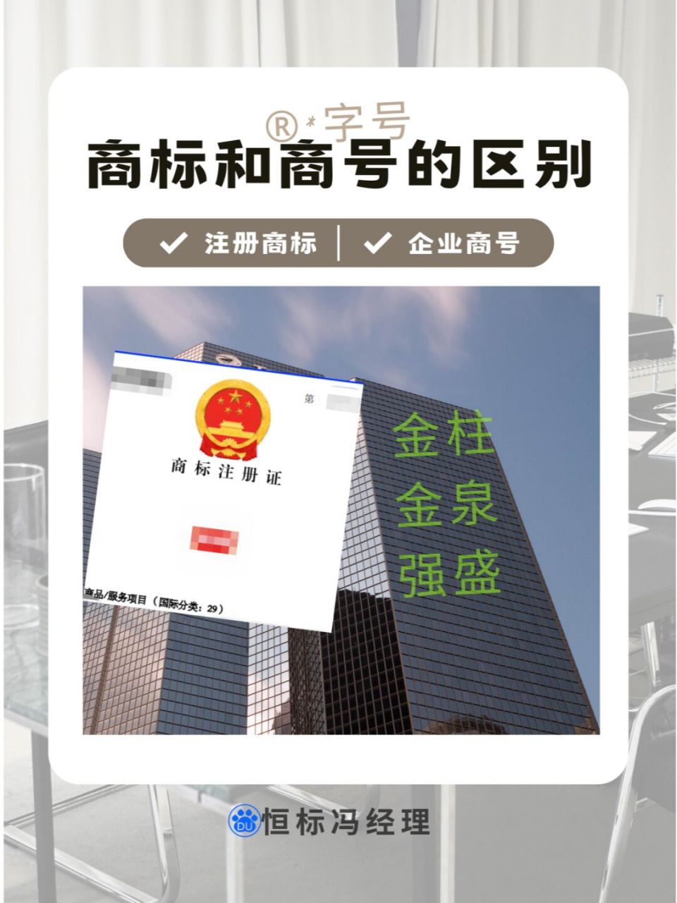 商标与商号的区别 商号不等于商标,商标区别于商号.