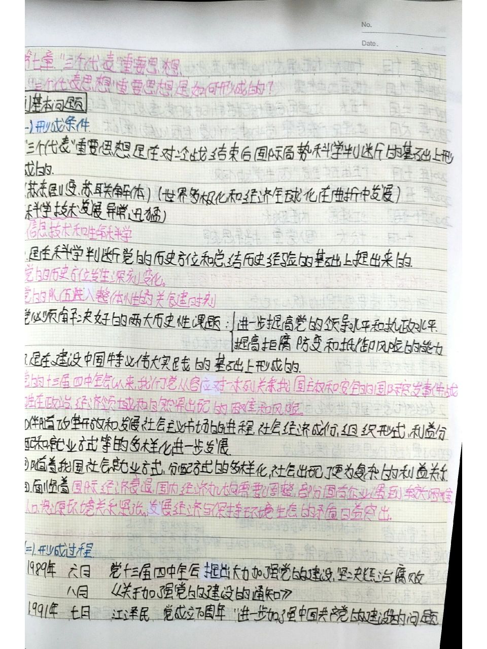 第七章笔记毛概"2023版" 第七章"三个代表"重要思想看不清私我给你
