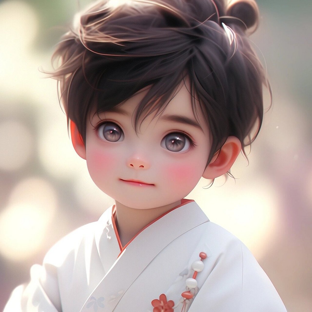 古风萌娃版情侣头像|古风头像|情侣头像