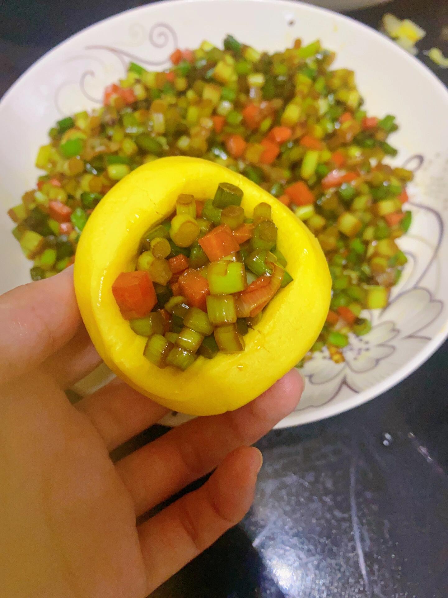 简化版窝窝头夹菜,好做又好吃