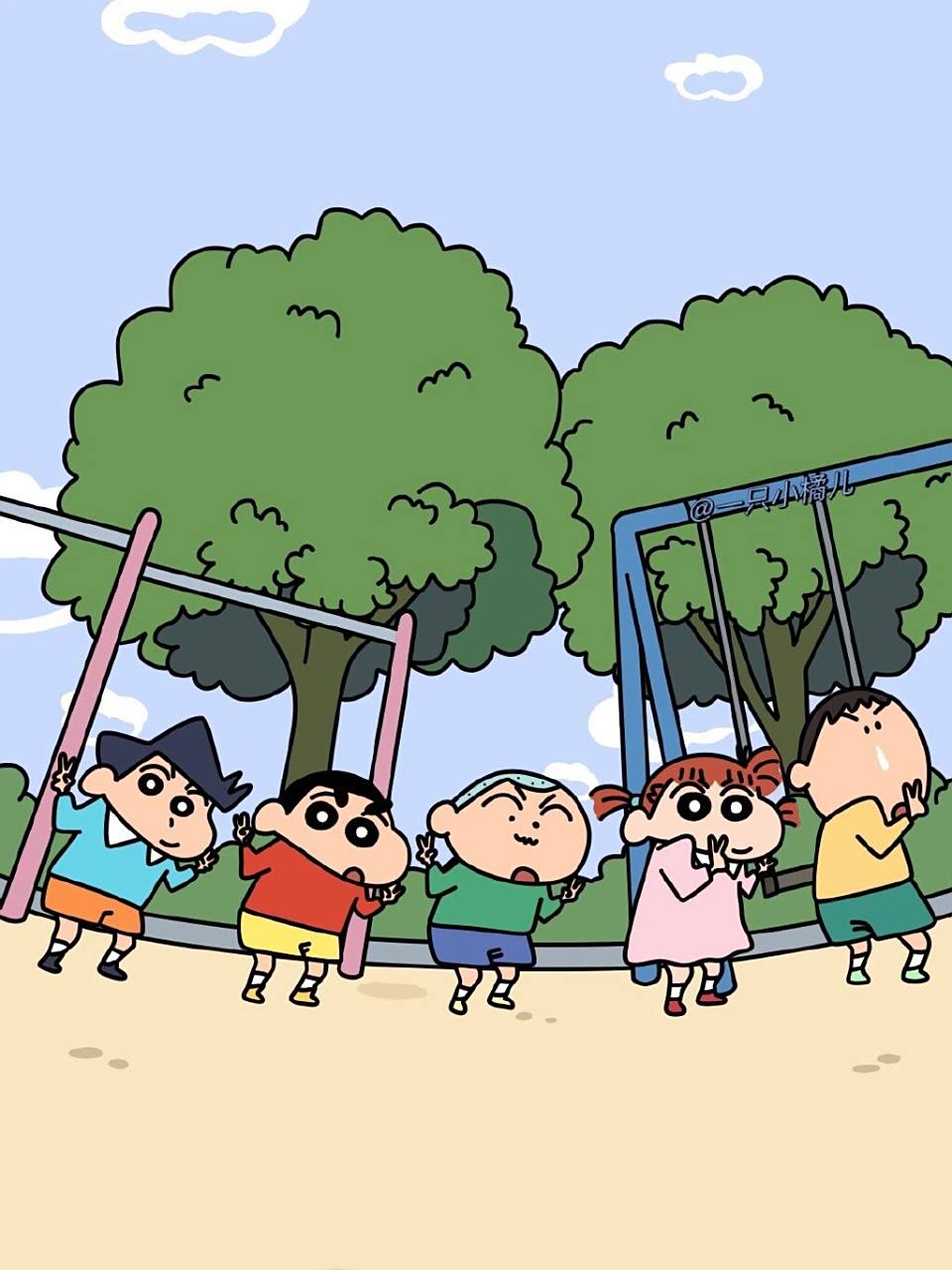 【壁纸】蜡笔小新和他的朋友们 今日份分享78 出一个蜡笔小新的人物