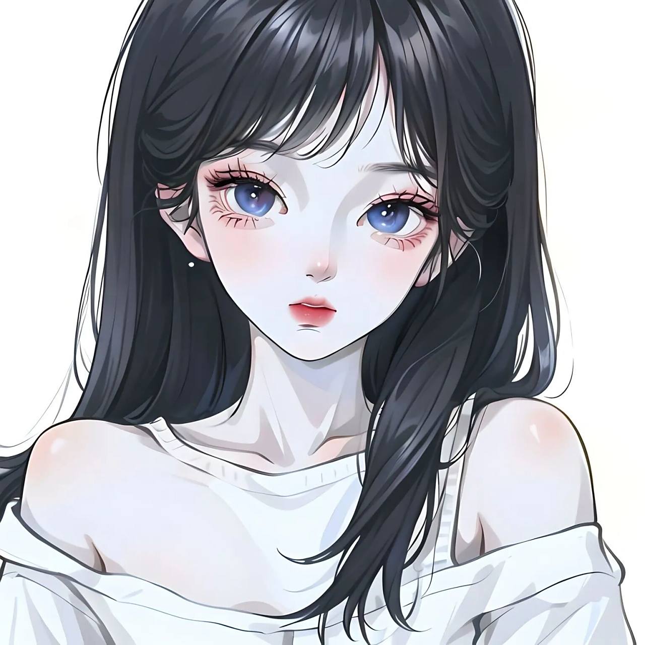 黑长直小姐姐yyds·温柔御姐女生头像              图片由mewxai生成