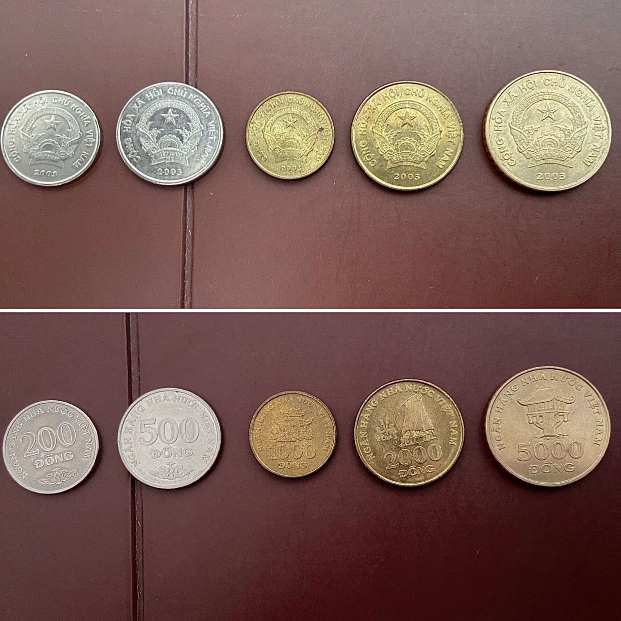 越南盾硬币图片