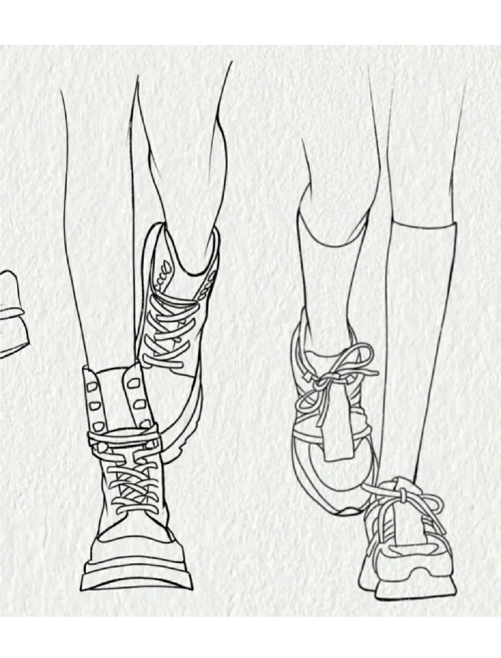 服装设计鞋子素材编060606