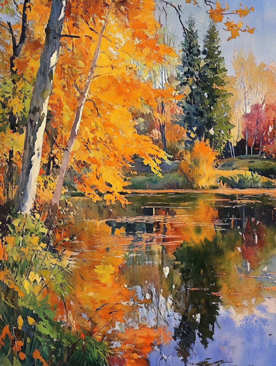 ai油画|金秋