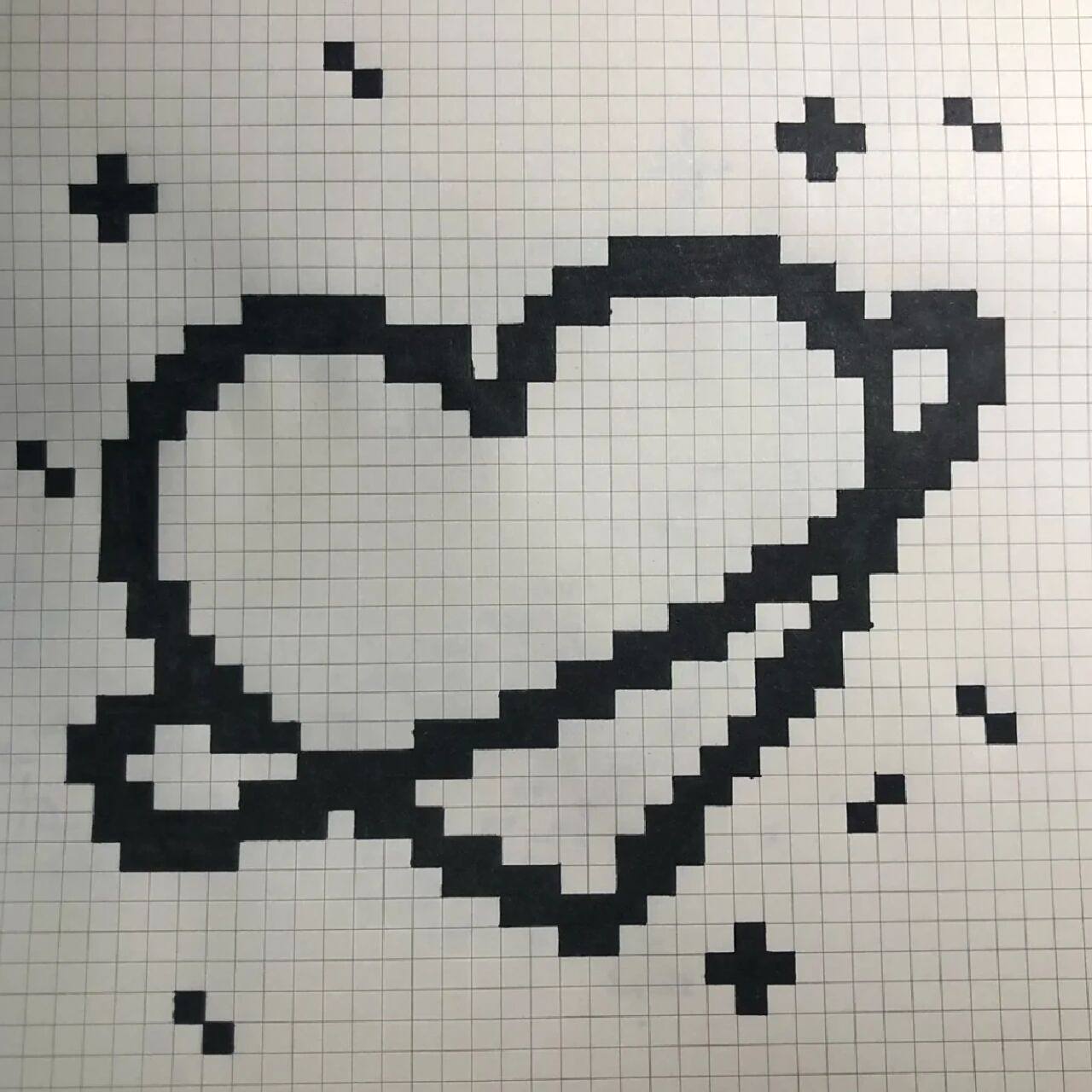 方格纸画画 方格纸画画.