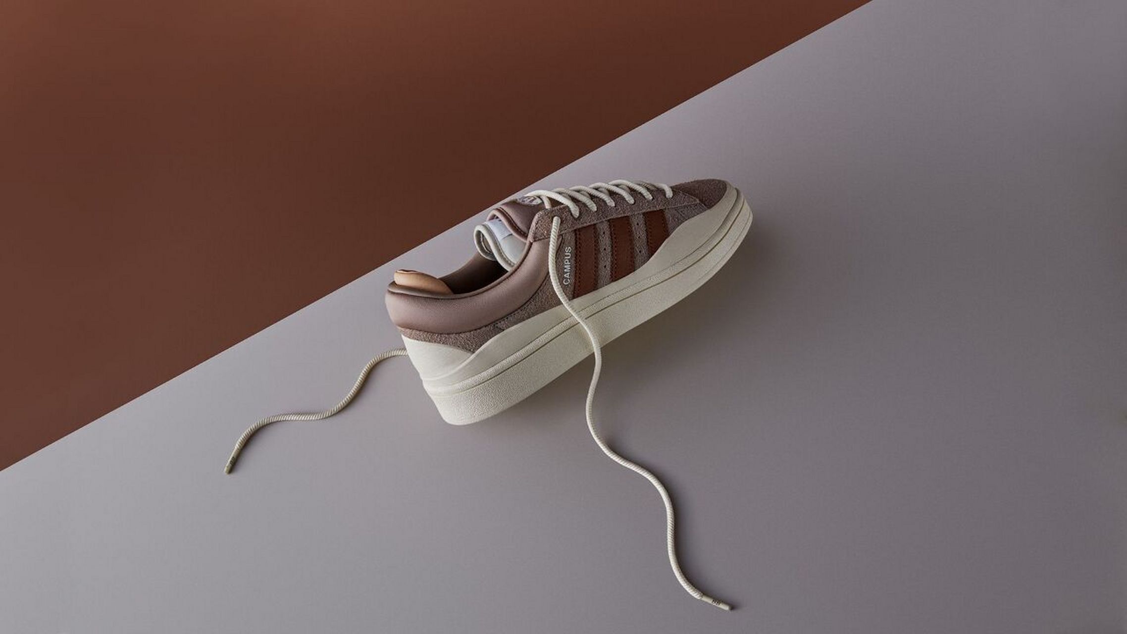 目前全新 adidas originals x bad bunny campus "chalky brown"舷 