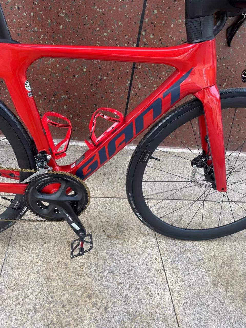 捷安特pp adv2 disc,碳纤维车架,22速105油碟大套,xs码,可以过户,整车