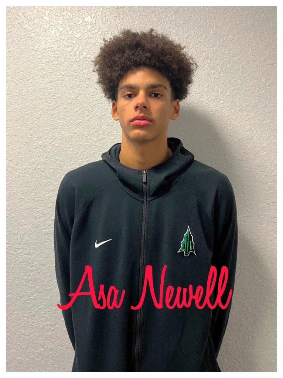 美国五星高中生asa newell 05年身高205的黑白混血asa newell