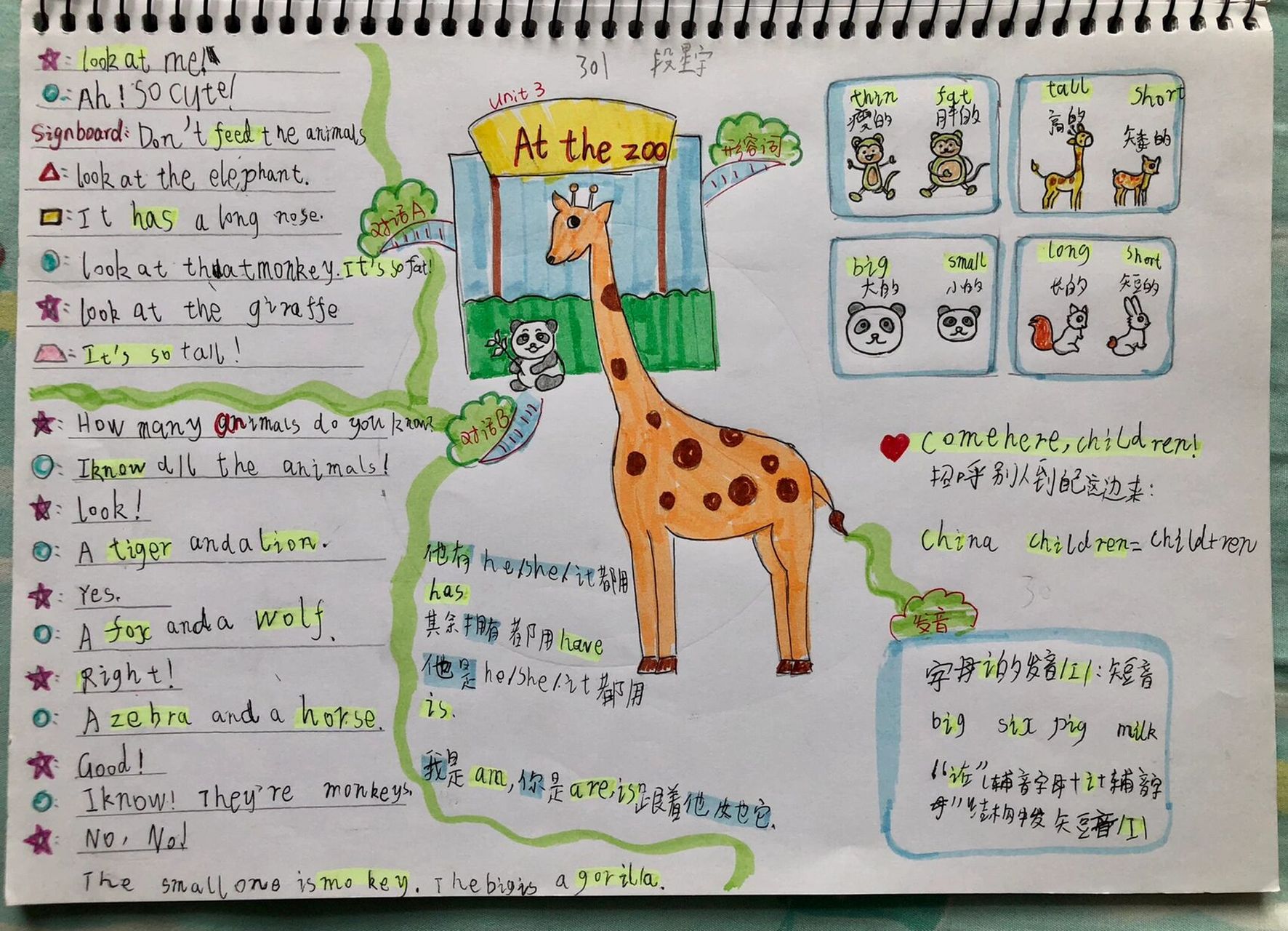 小学三年级下册英语思维导图第三单元 哥哥小辰子vs弟弟小宇巴做的