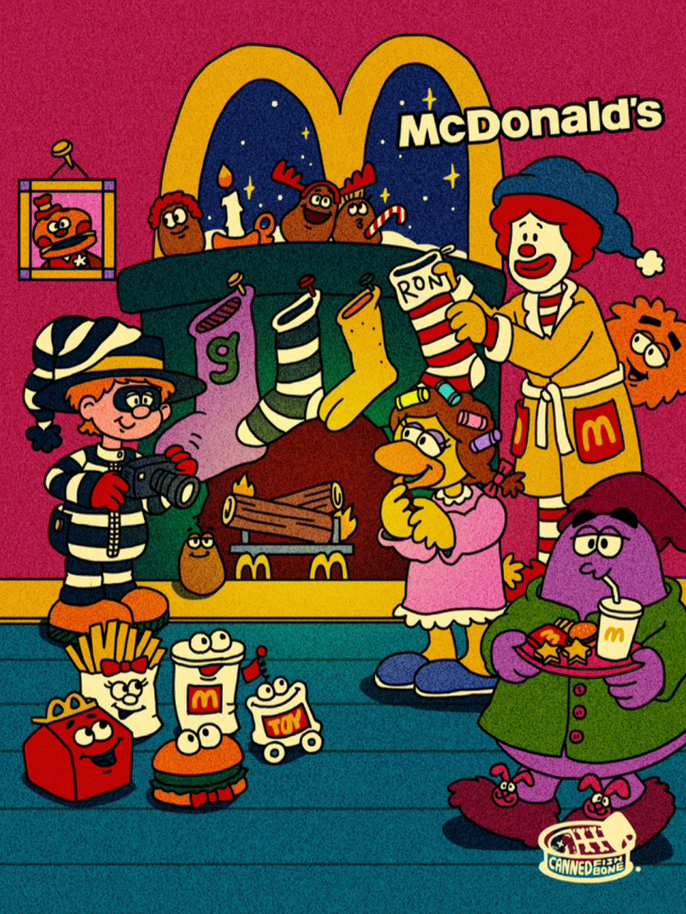 麦叔叔9293和他的小伙伴们|今日壁纸 麦当劳四小福大家还记得吗?