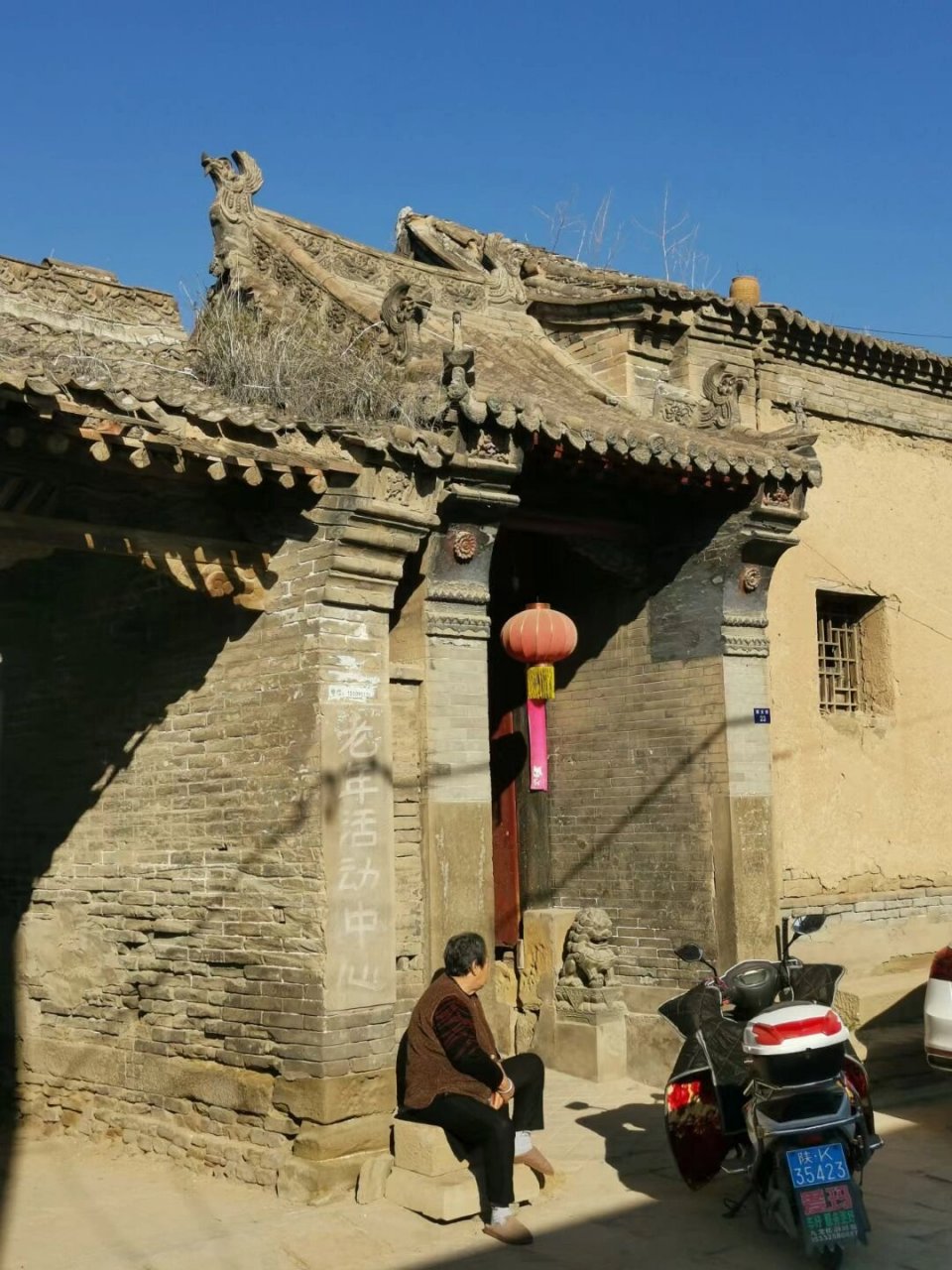米脂窑洞古城 古城正在修缮 67上次遇上古镇修缮还是在江门的赤坎