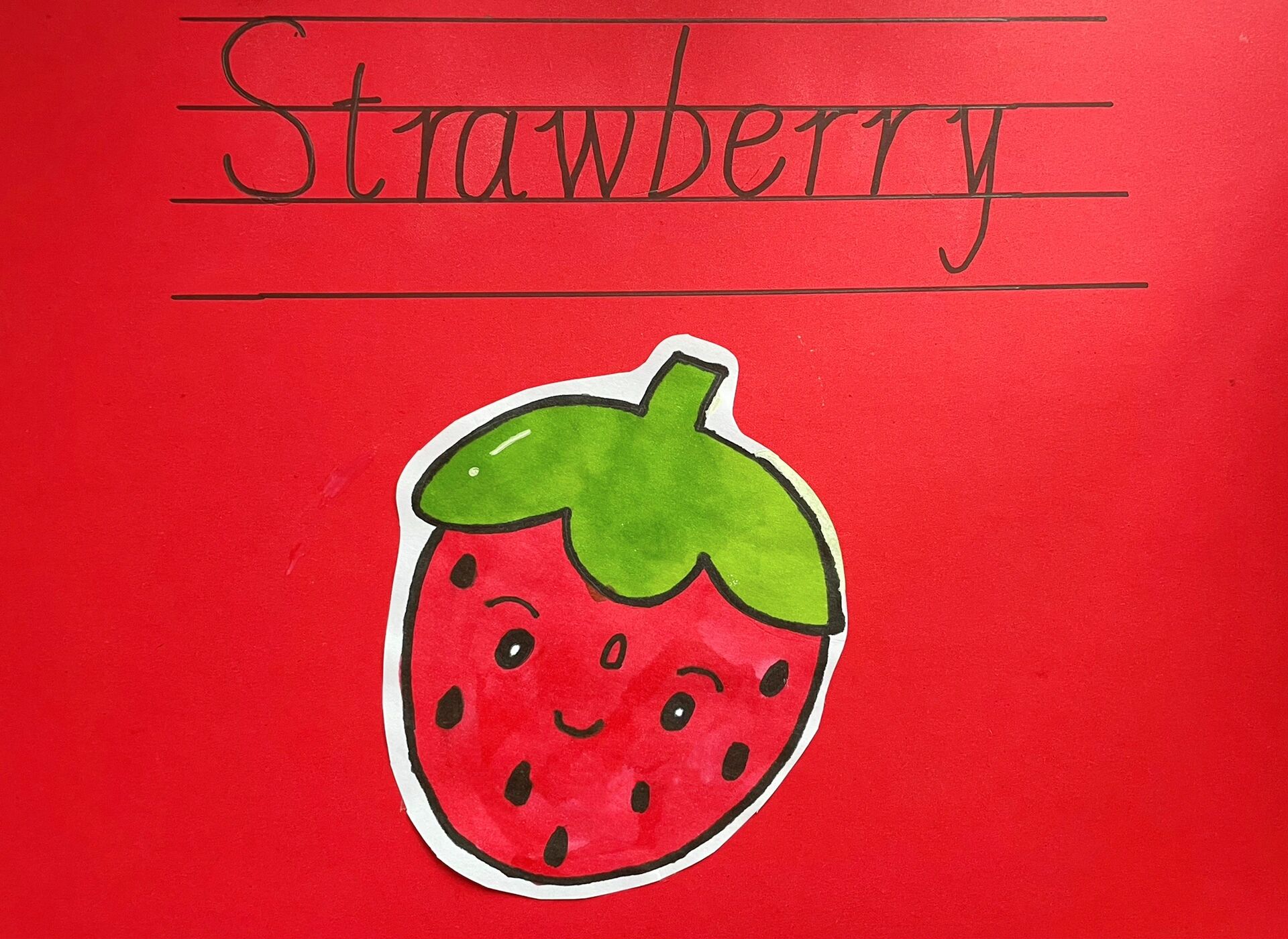 自制英语词卡|水果篇95