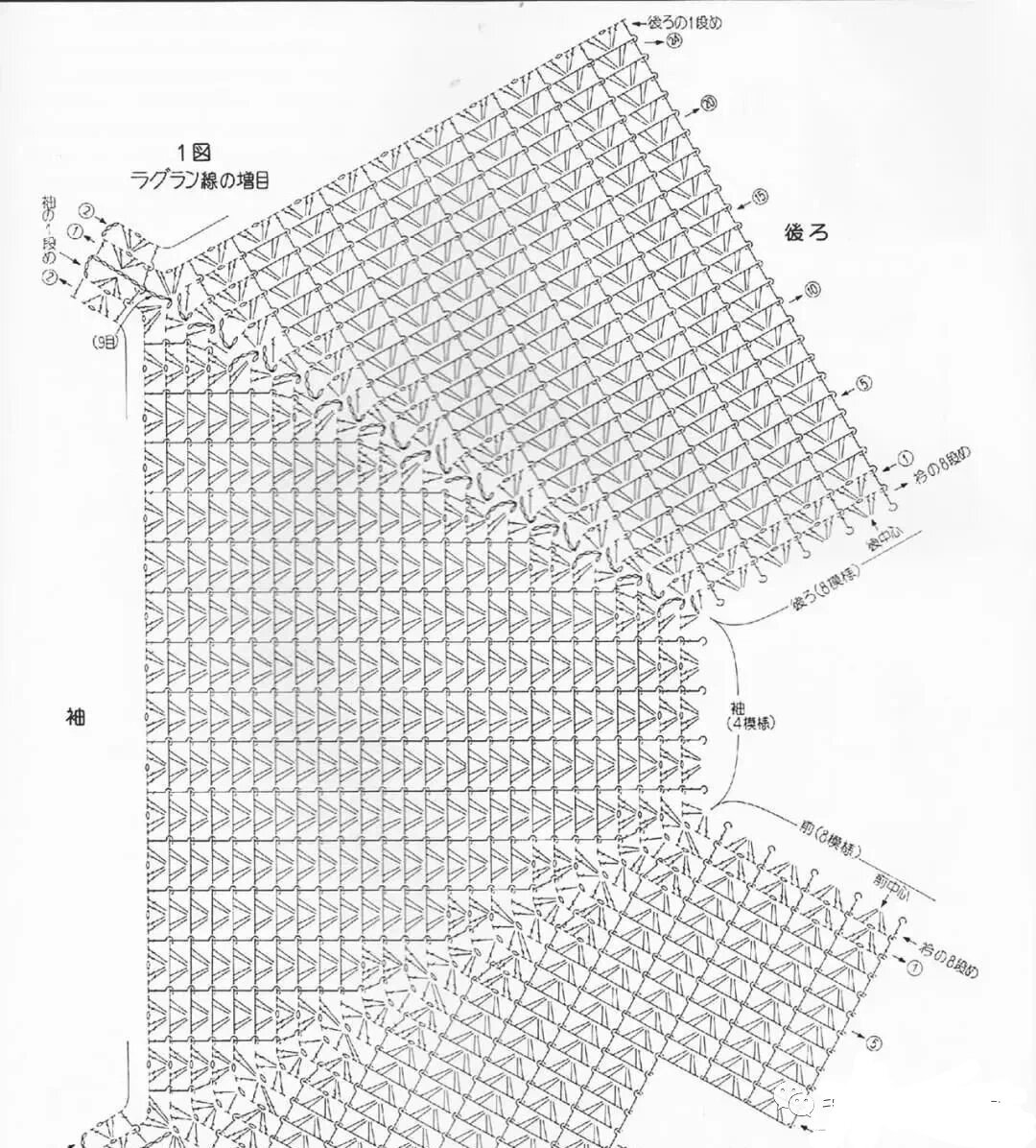 特别适合秋冬的钩针毛衣图解