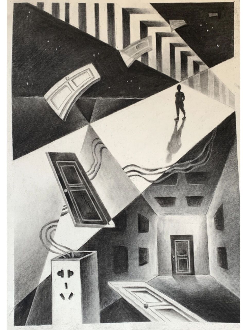 23届考研学生设计素描作品