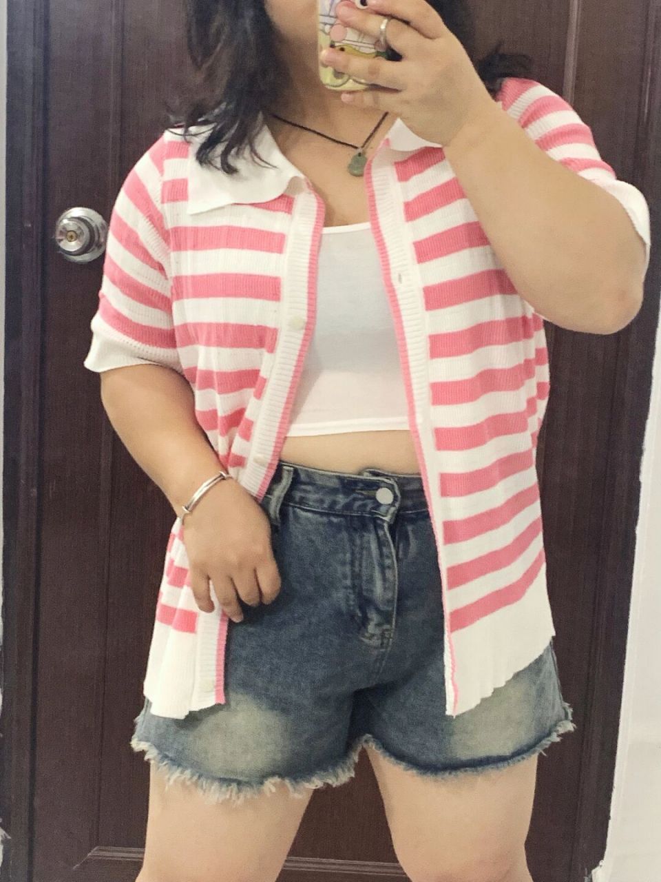 150cm 130斤 大码夏日穿搭 主打一个真实6015 夏天这样穿好清凉