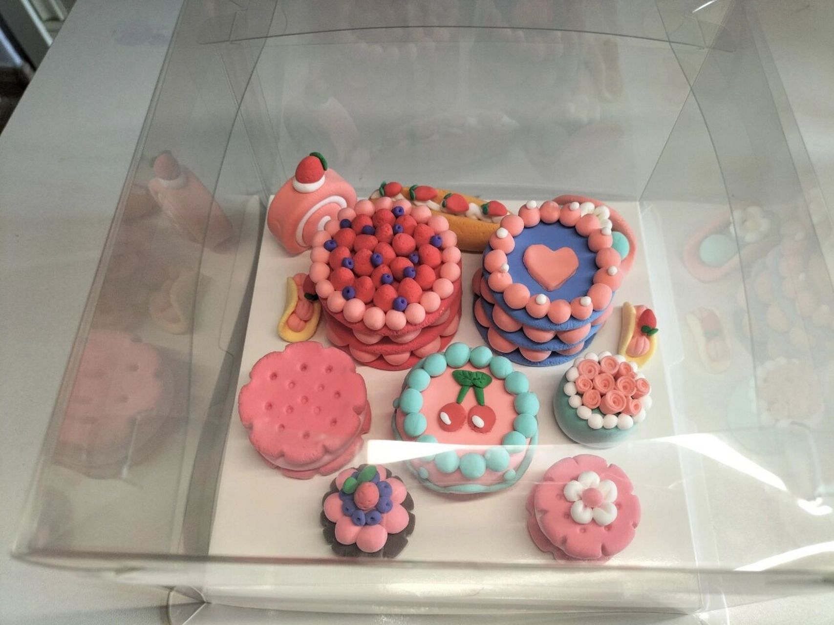 手工轻粘土作品之粉色系甜品 日常打卡73