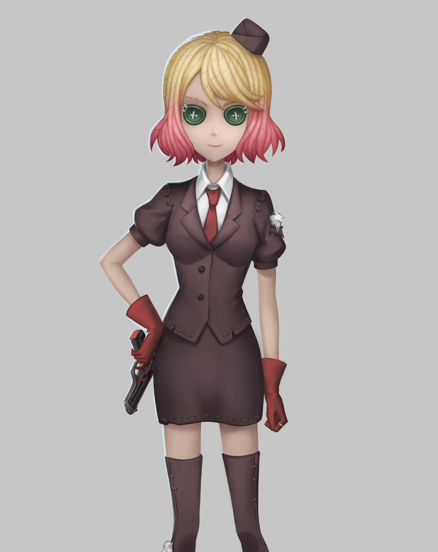 给第五人格画的联动皮 翻到之前给第五人格画的联动皮,空军,凯瑟琳·