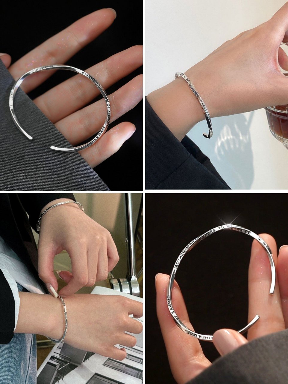 谁都不能抗拒74女孩子喜欢戴的莫比乌斯手镯 听说每个女孩手腕上都