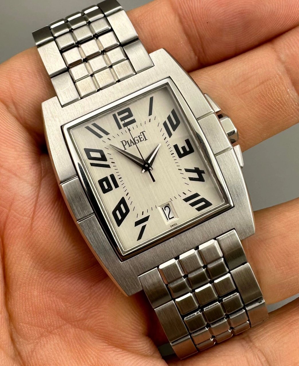 piaget伯爵逆流系列男士手表 伯爵逆流系列,33*40mm表径精钢表壳和