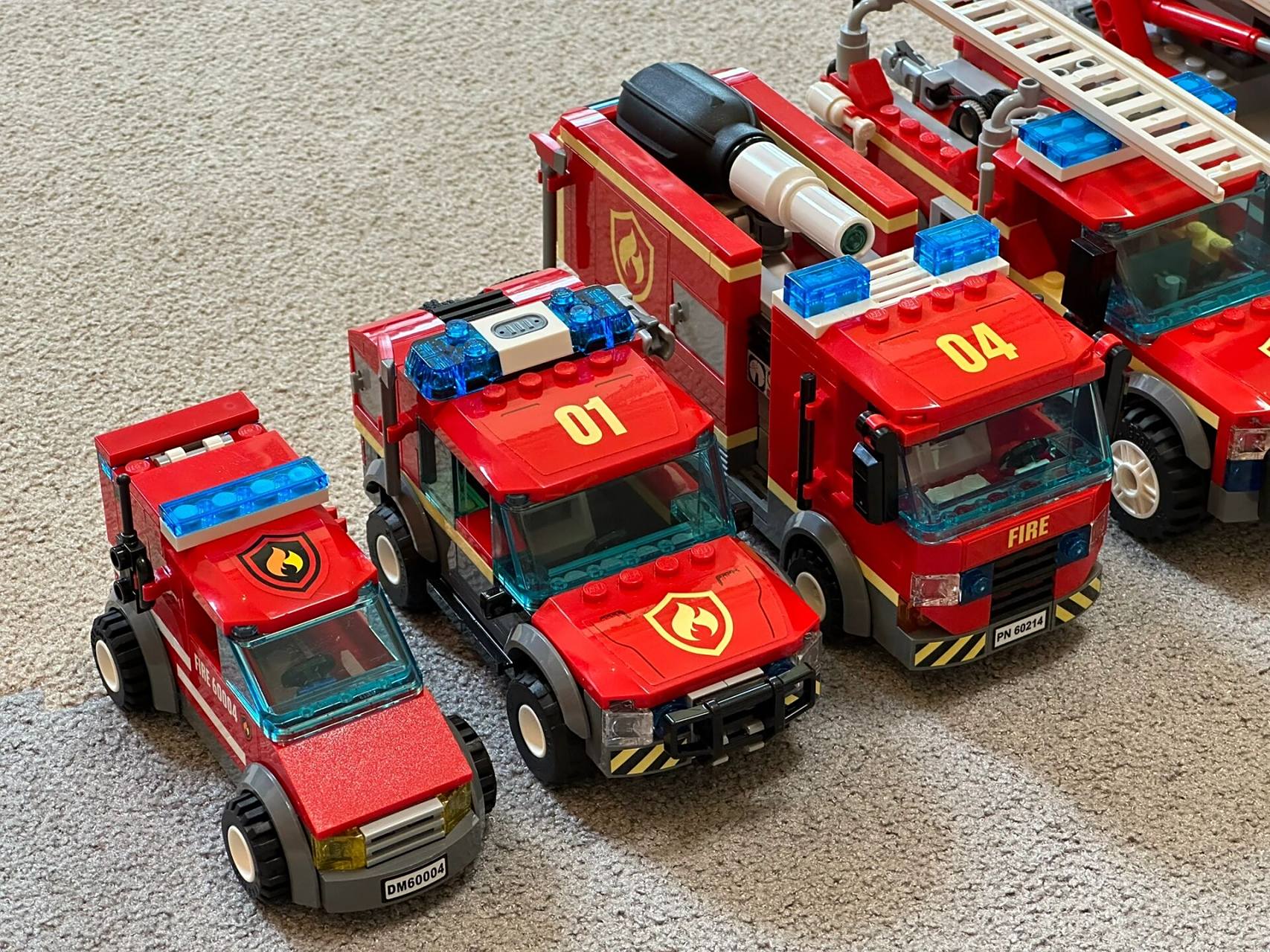 乐高消防车小集合 小朋友最喜欢消防车02,所以特意搜罗了一些近几年