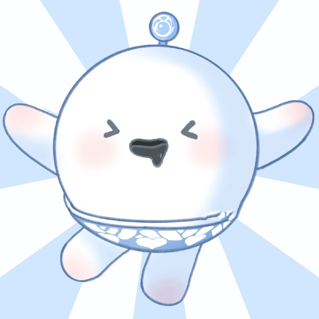 蛋仔派对‖圆圆子 海报上的太可爱了,转手绘当头像 明天再画个 今天要