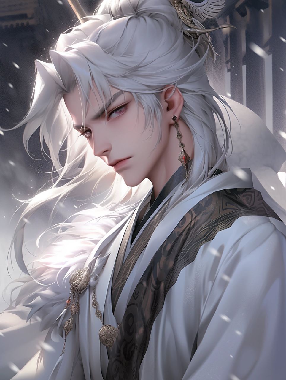 古风 |银发美男|情头