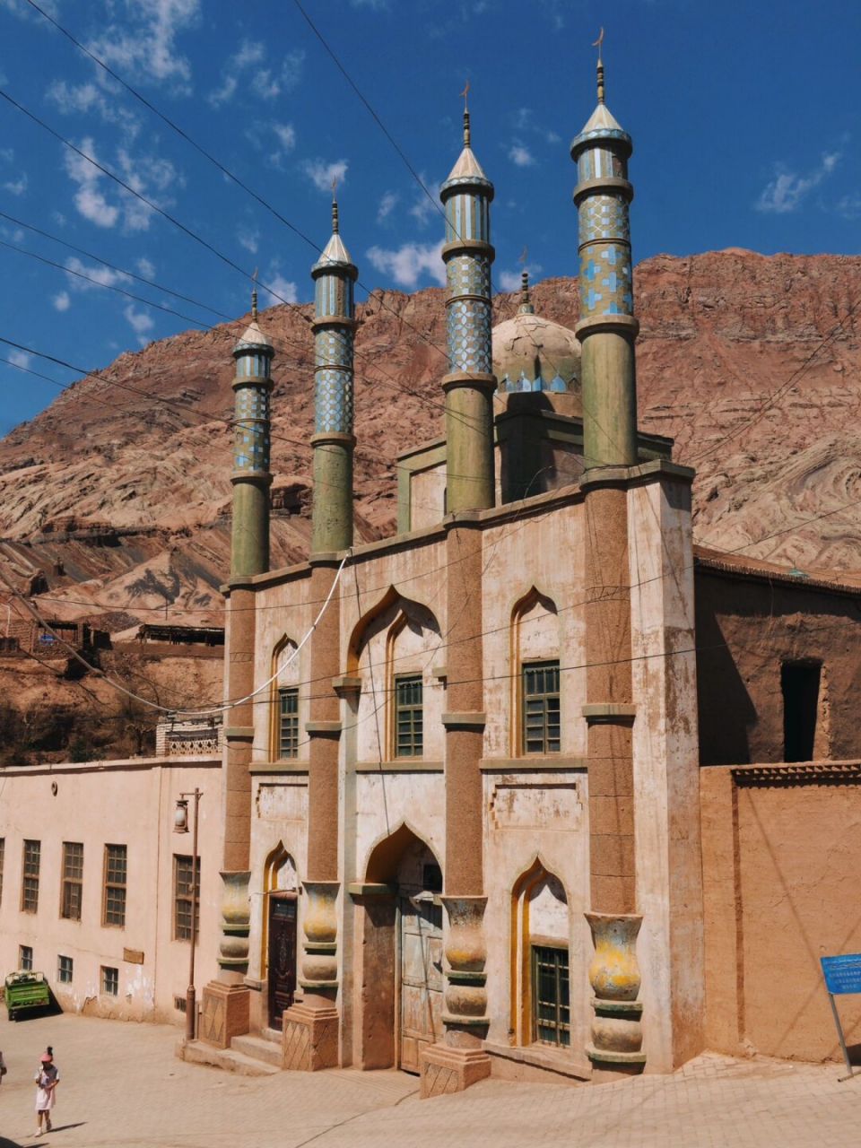 吐鲁番吐峪沟麻扎村97 火焰山下的传统维族村落9615 孙悟空来了