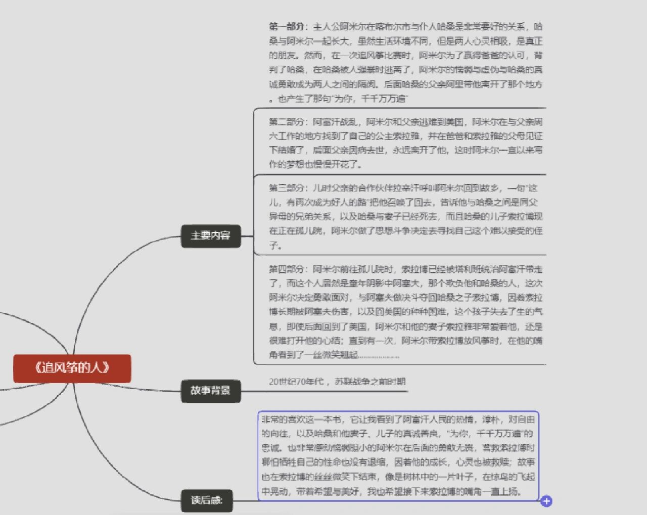 追风筝的人梗概图片