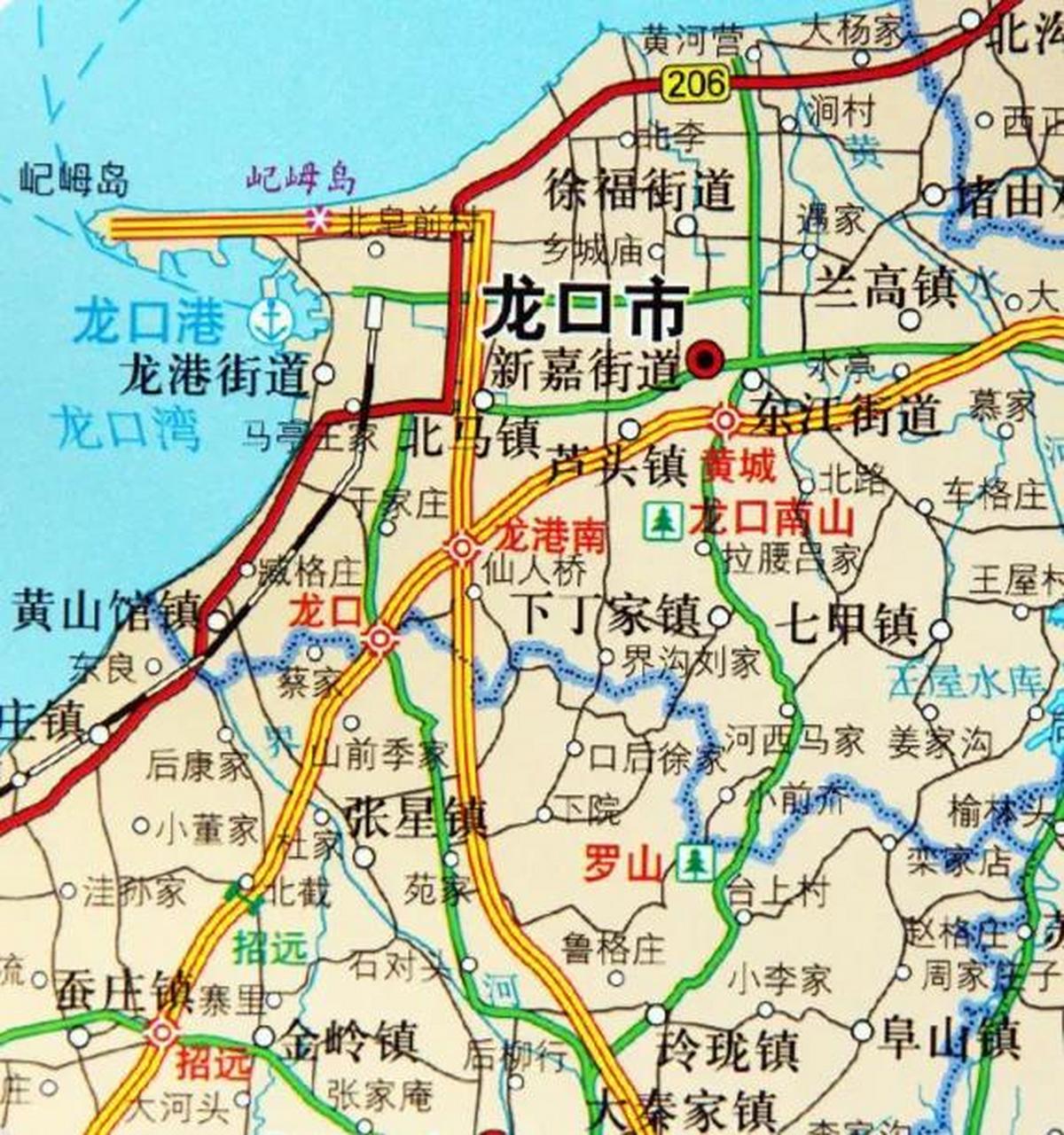 龙口市新嘉街道地图图片