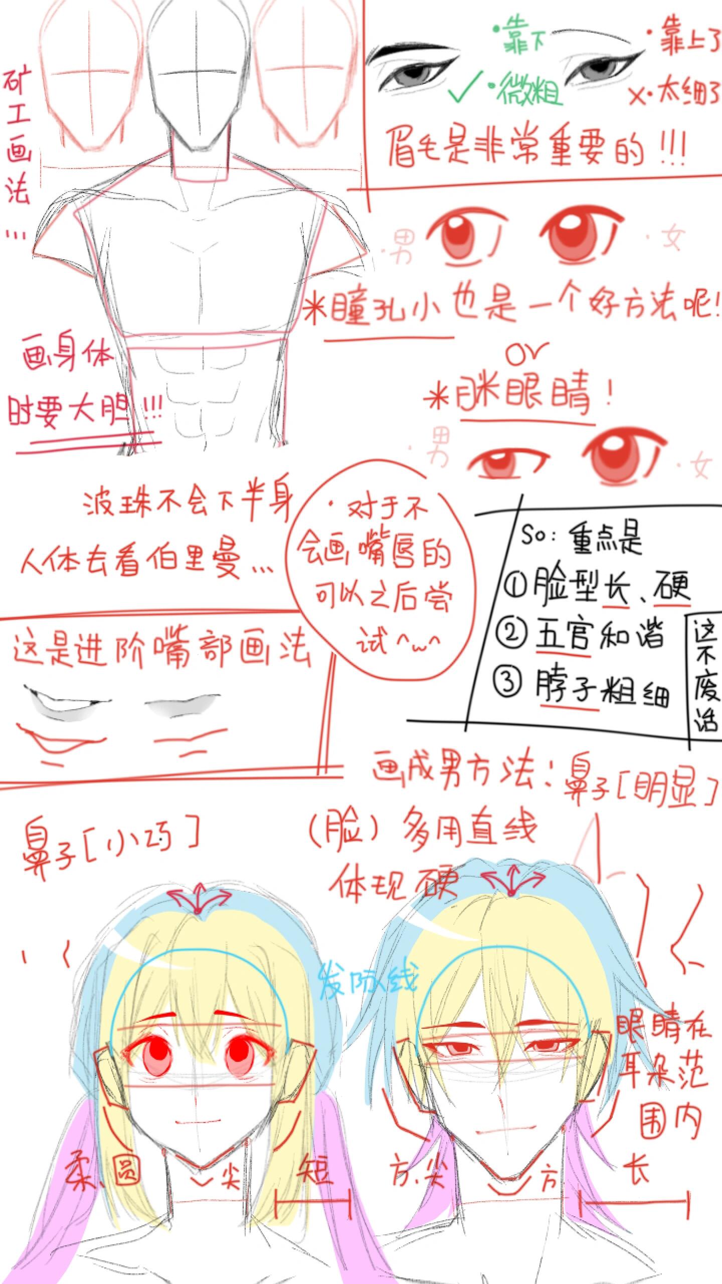 是之前教对象怎么画成男的办法