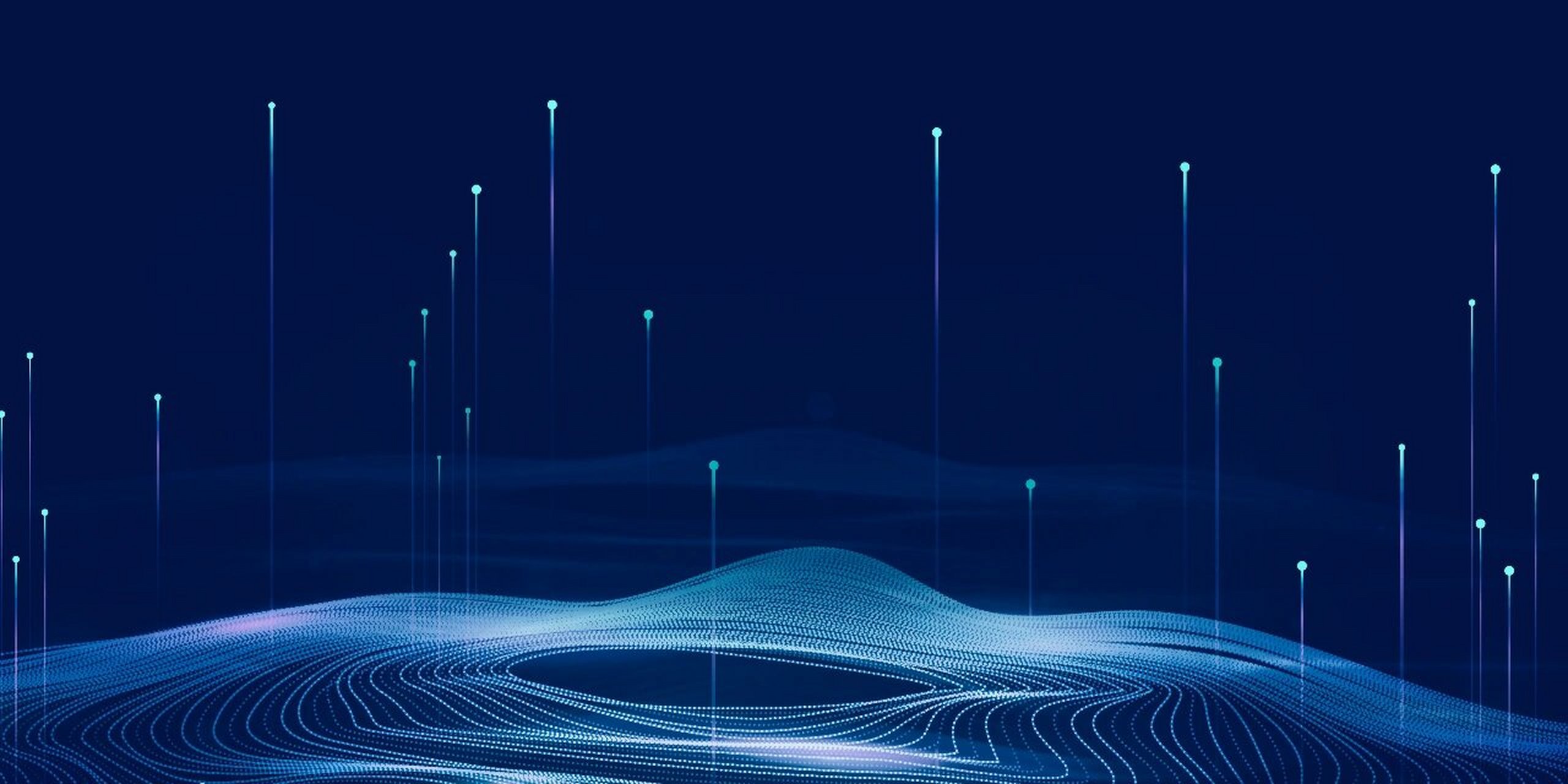 科技大数据高级大气蓝色ppt创意背景 当你还在苦苦设计的时候,我早就