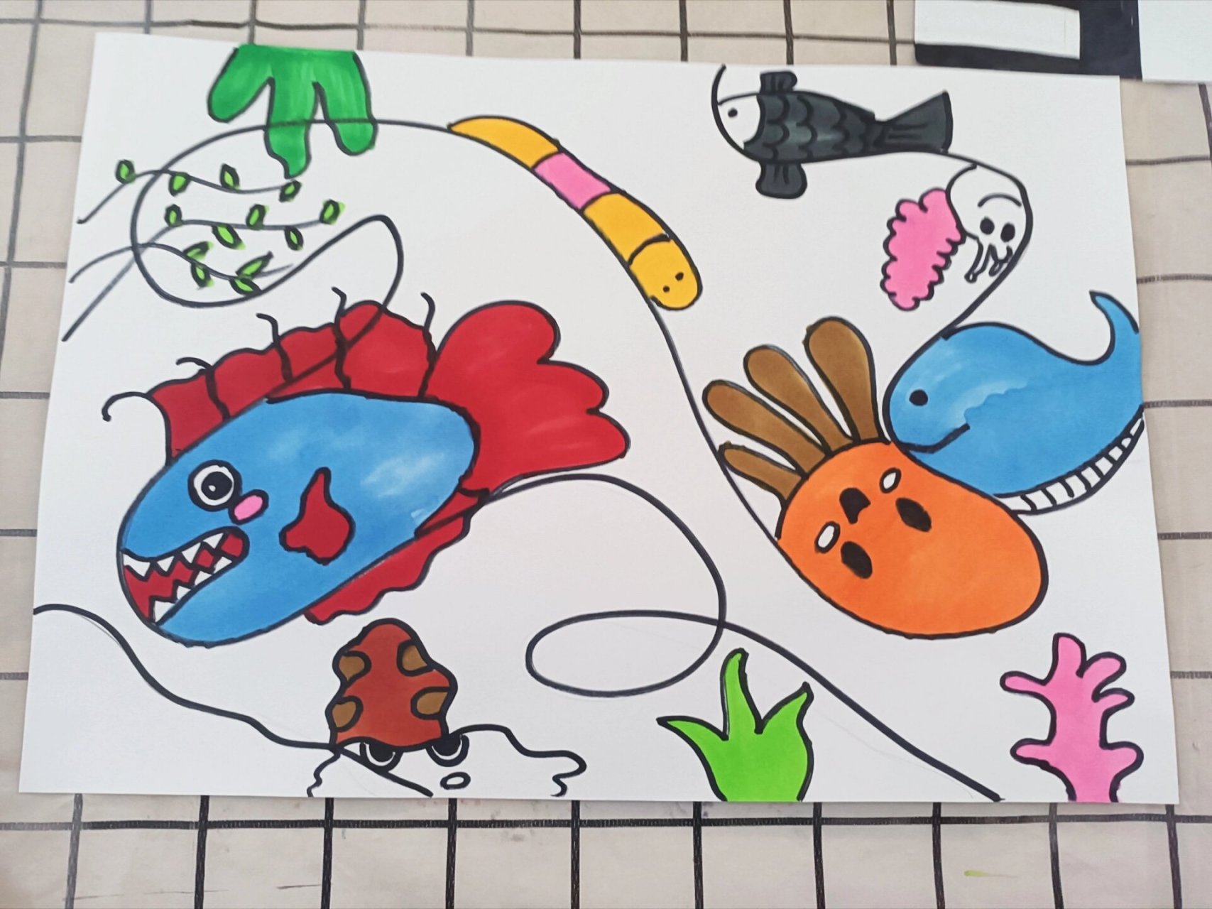 小学二年级美术《画出你的想象》