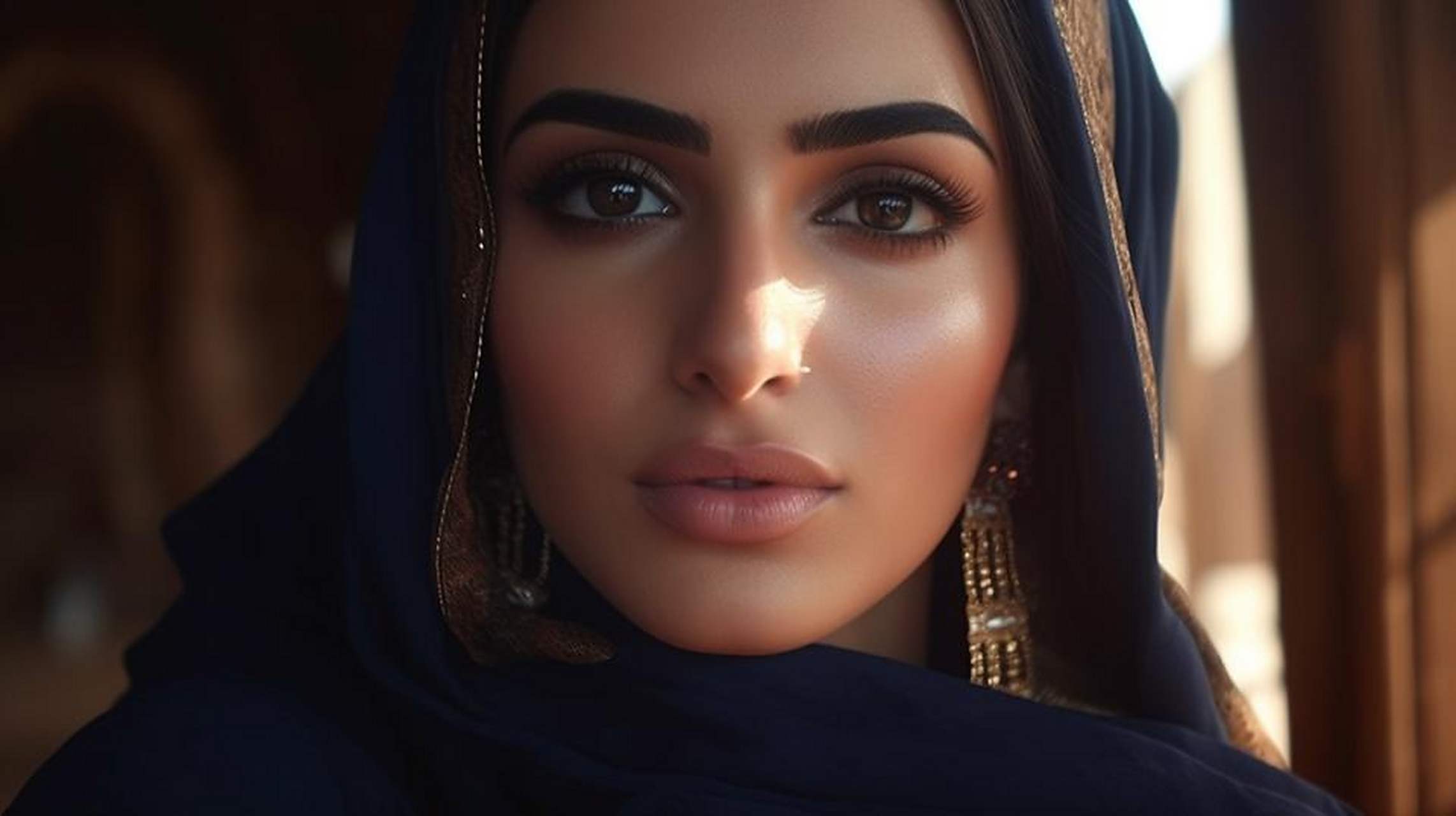 midjourney眼中的伊拉克美女.madjourney