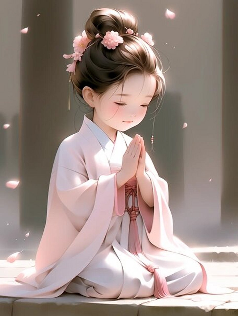 古风头像||接好运,我的佛系女孩05 #小女孩头像##萌娃头像##日常