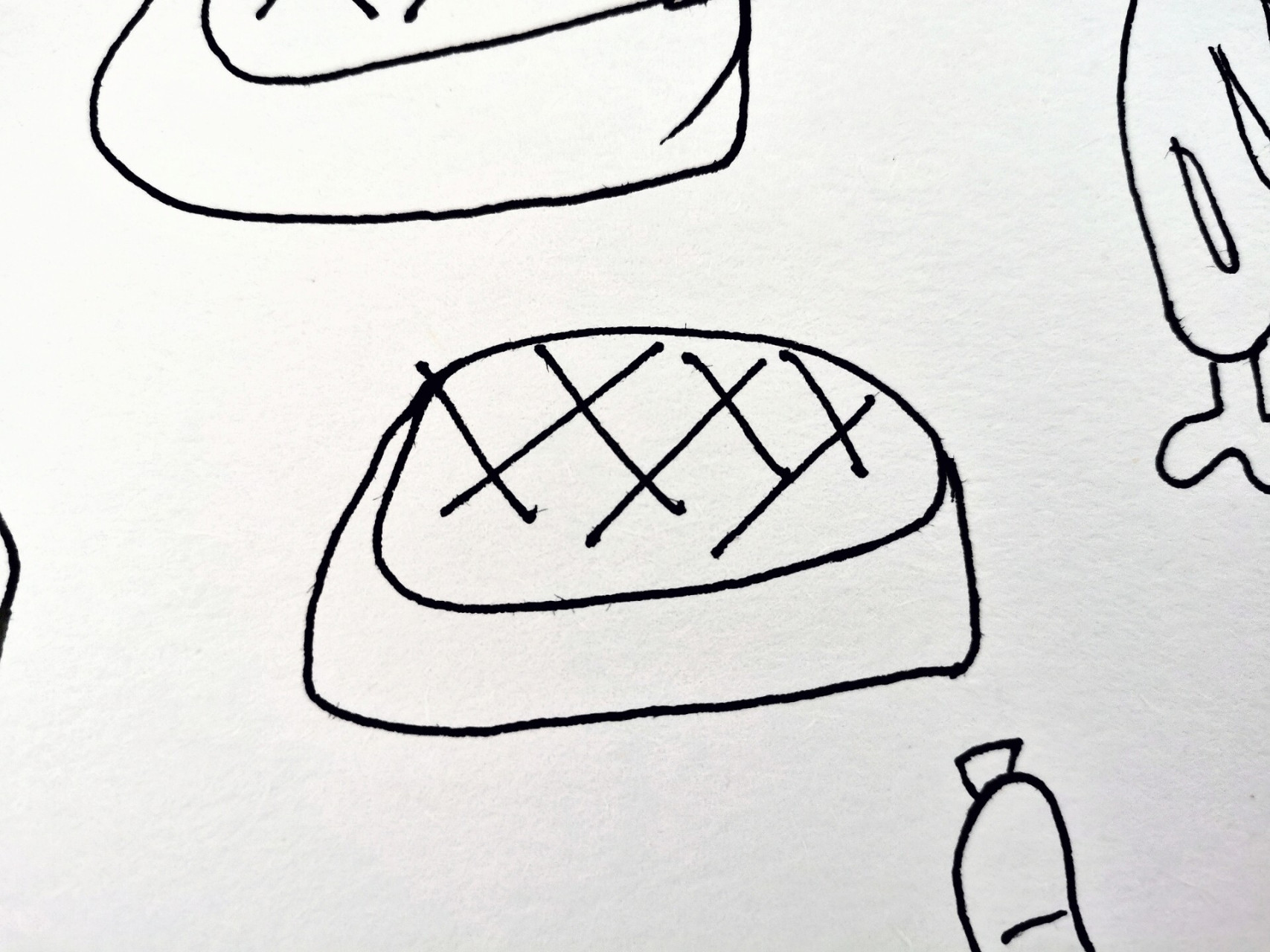 幼师day161---:简笔画:烤肉09 肉啊肉啊,烤起来多香啊