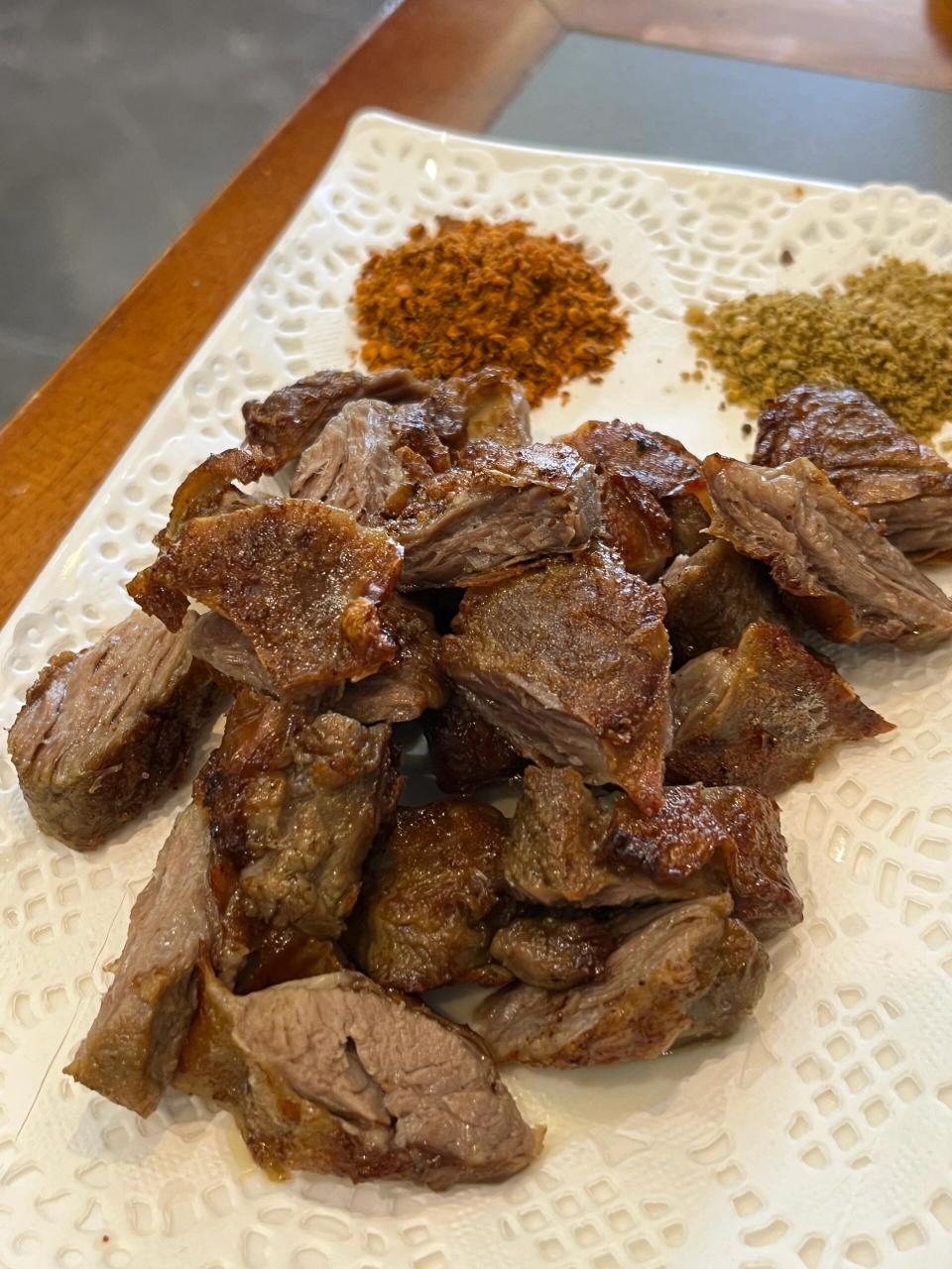 宫后筋真的太好吃啦! 品小张烧烤