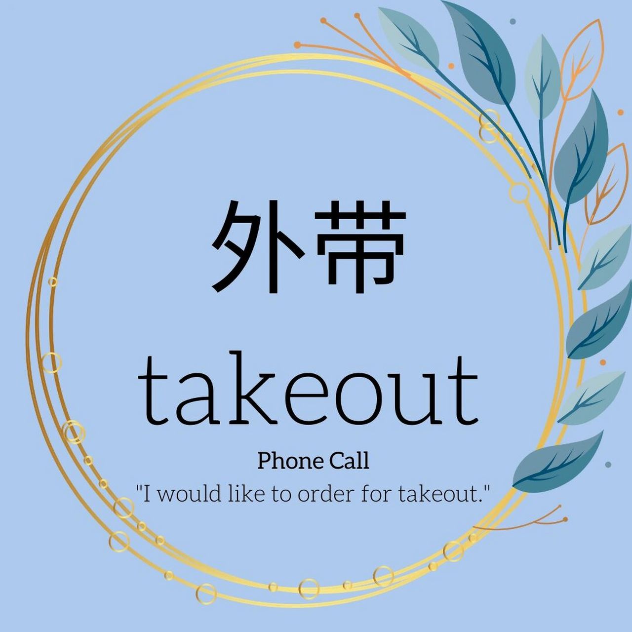 takeout与delivery的区别 takeout是电话点餐之后自己去店里取.