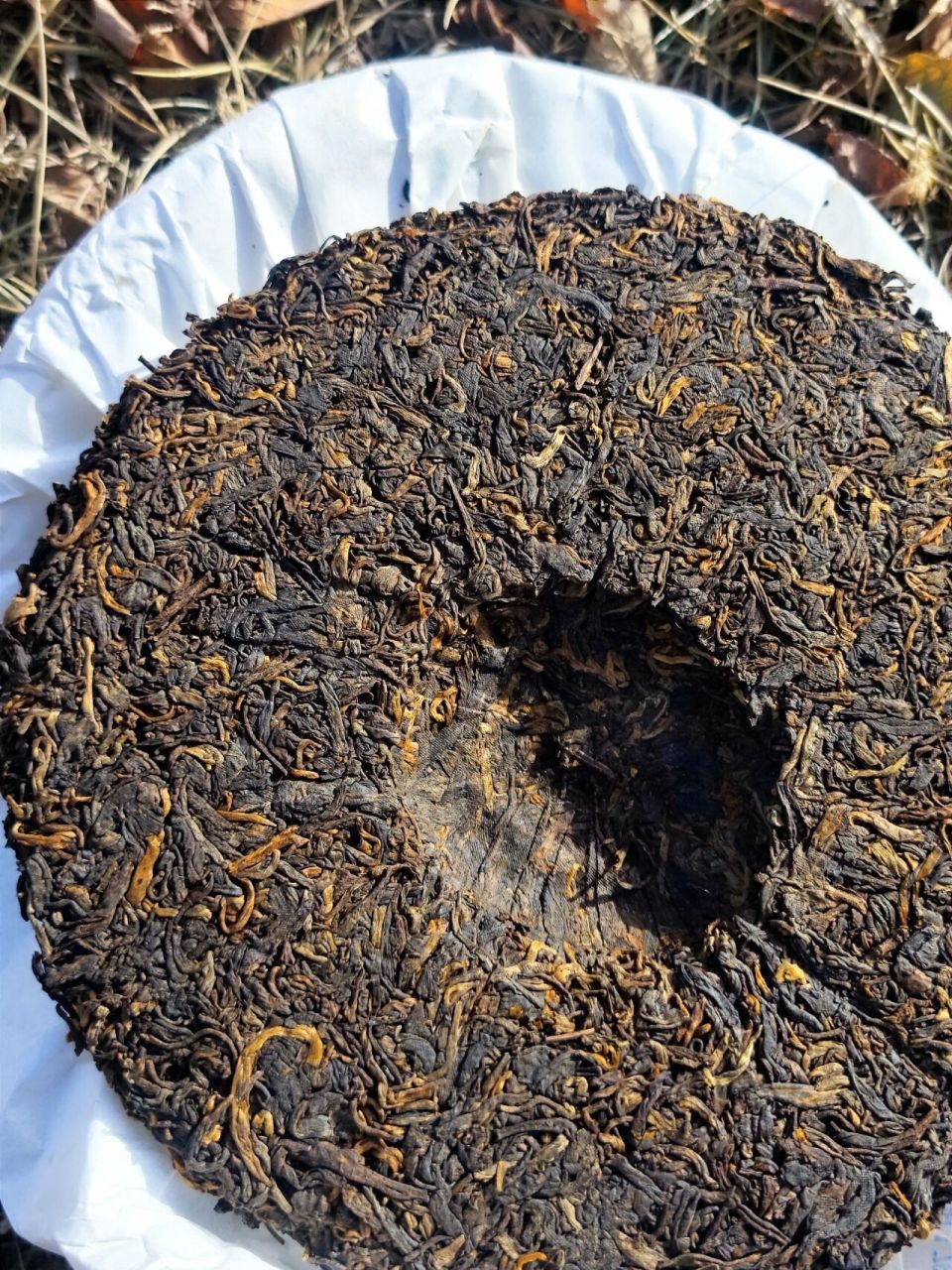 开汤大益金针白莲 1401>普洱熟茶中的小清新 93金针白莲的诞生源于