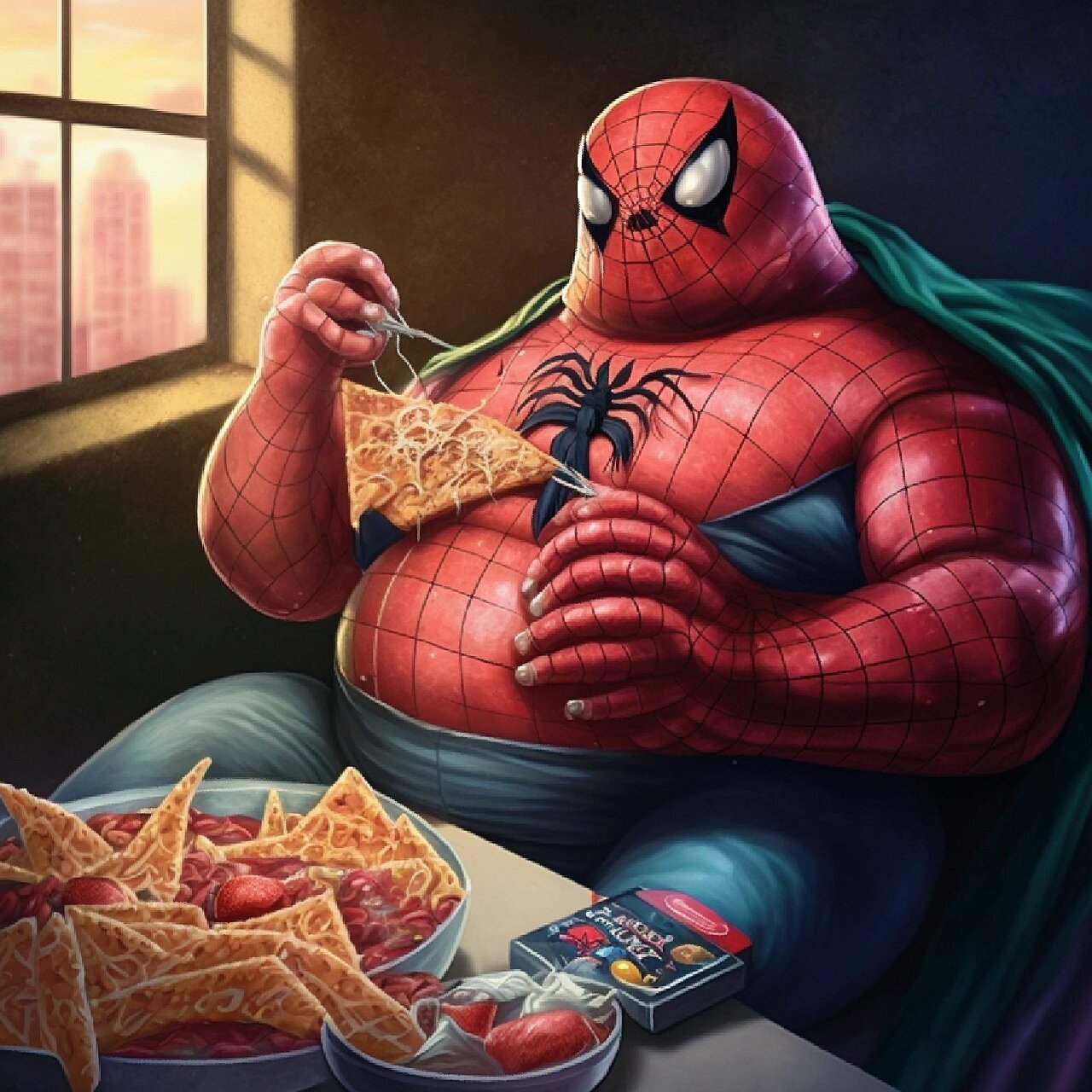 漫威英雄肥胖的形态