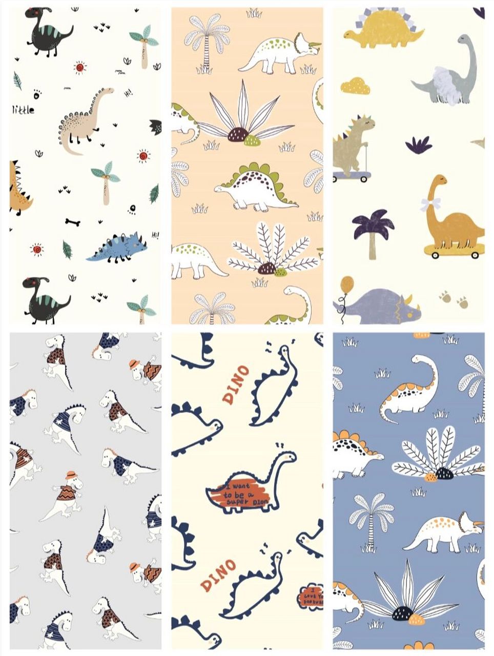 251期 可爱小恐龙图案 原创手机壁纸 可爱的小恐龙图案,可以用到所有