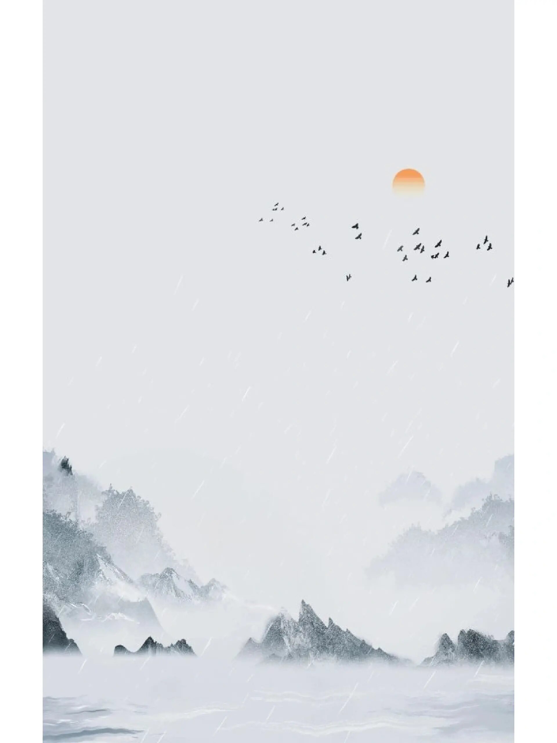 🍀国风水墨中国古风壁纸背景图素材