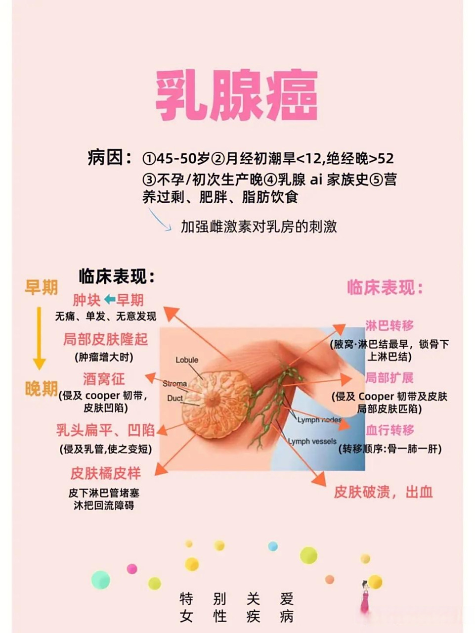 (1)晚期乳腺癌包括局部晚期乳腺癌和复发或转移性乳腺癌.