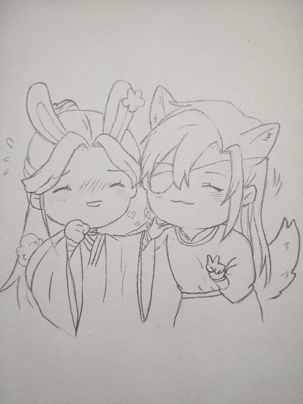 (临摹)天官赐福 q版花城 谢怜