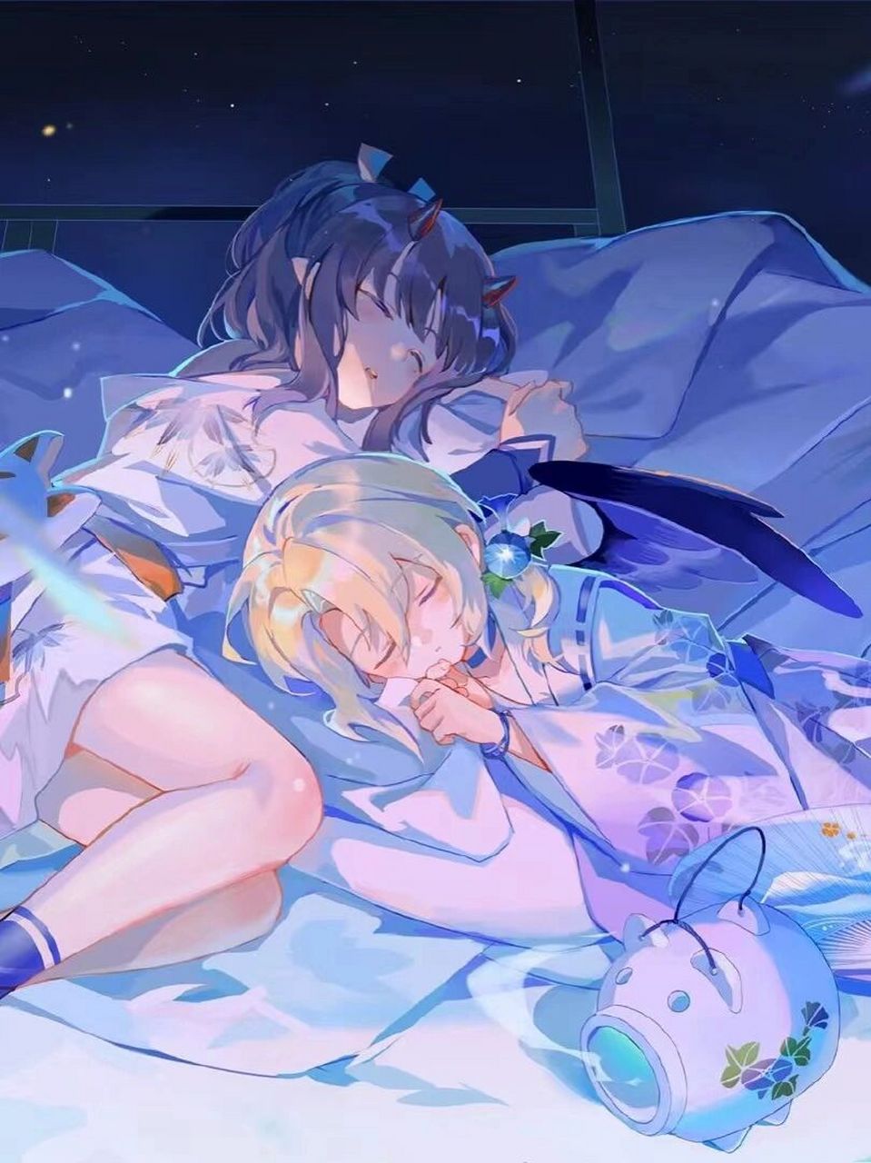 阴阳师插画|鬼切:秀色可餐的小哥哥一枚呀~ 可爱的切宝来啦~ 切宝真的