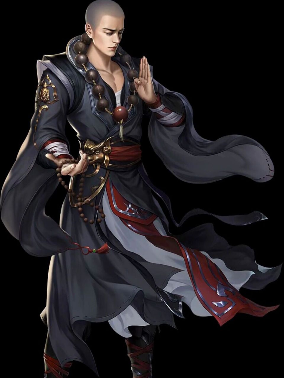 最帅小和尚素材100张